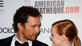 Čestný ocenený Matthew McConaughey s kolegyňou Jessicou Chastain.