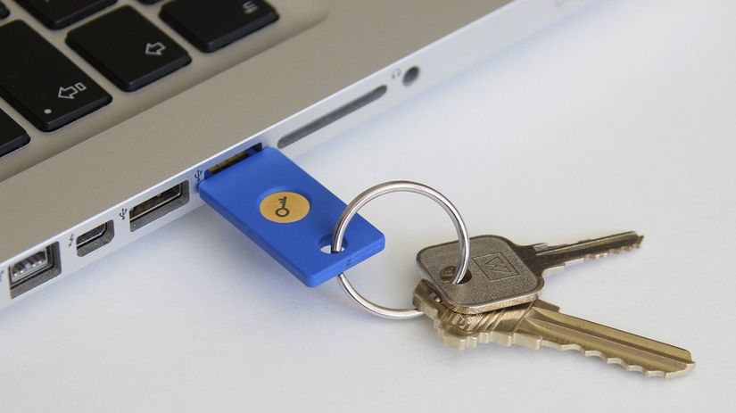 Yubico, USB kľúč, FIDO U2F, Google, Gmail
