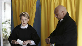 Bývalá premiérka Julia Tymošenková s manželom...