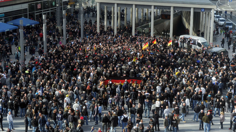 Nemecko, Kolín nad Rýnom, demonštrácie,...