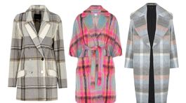 50 kabátov na jeseň a zimu 2014 - kárované