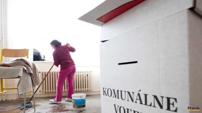 komunálne voľby, volebná urna