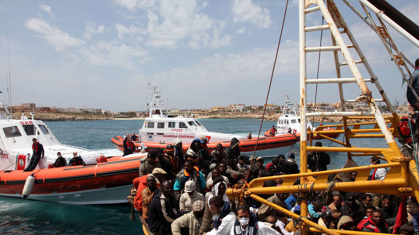 Lampedusa, Európa, imigranti