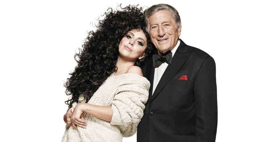 Lady Gaga a jej kolega a spevácky partner Tony...