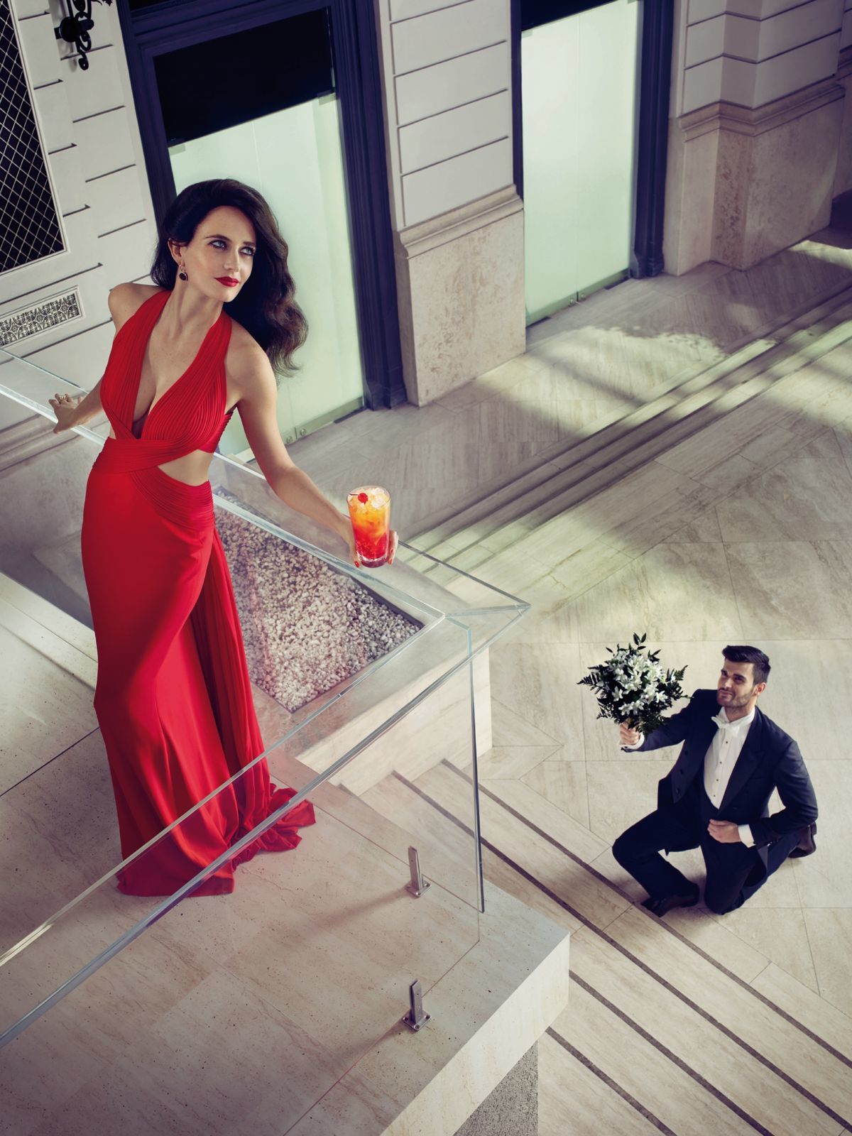 Herečka Eva Green na zábere z kalendára značky...