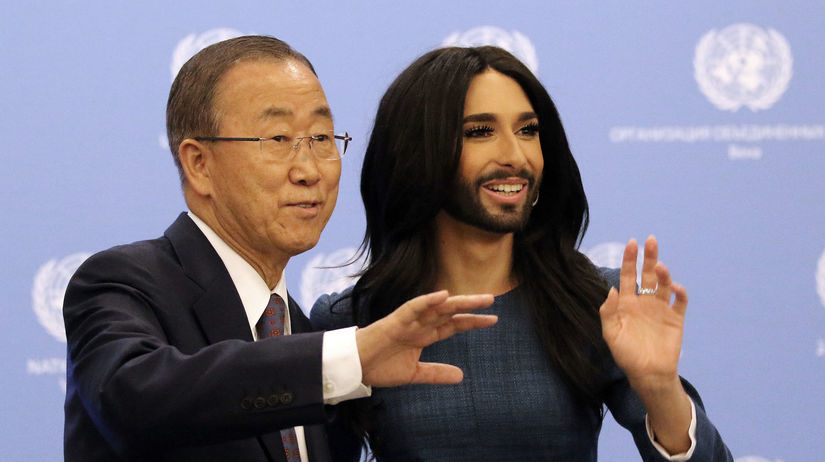 Generálny tajomník OSN Pan Ki-mun a rakúska...