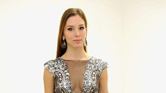 Miss Slovensko 2014 Laura Longauerová v šatách...