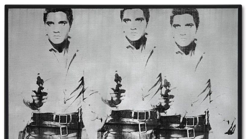 Andy Warhol's : Triple Elvis [Ferus Type]