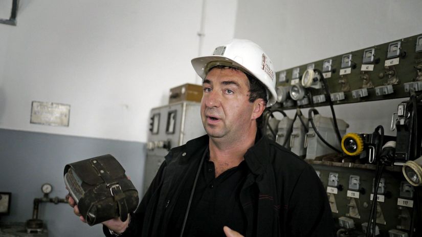 Sprievodca Aleš sa vyučil za baníka.