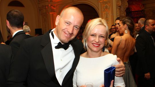 Podnikateľ Boris Kollár s herečkou Michaelou...