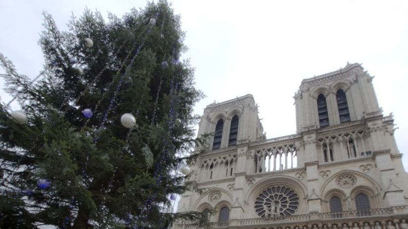 Notre Dame, vianočný strom