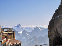 vrchol, Francuzsko, lanovka, Aiguille du Midi, Chamonix, hory