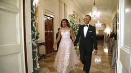 Barack Obama a jeho manželka Michelle Obamová 