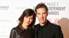 Herec Benedict Cumberbatch prišiel na podujatie...