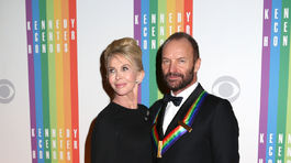 Spevák Sting a jeho manželka Trudie Styler.