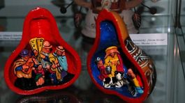 Betlehem v tekvici z Peru.