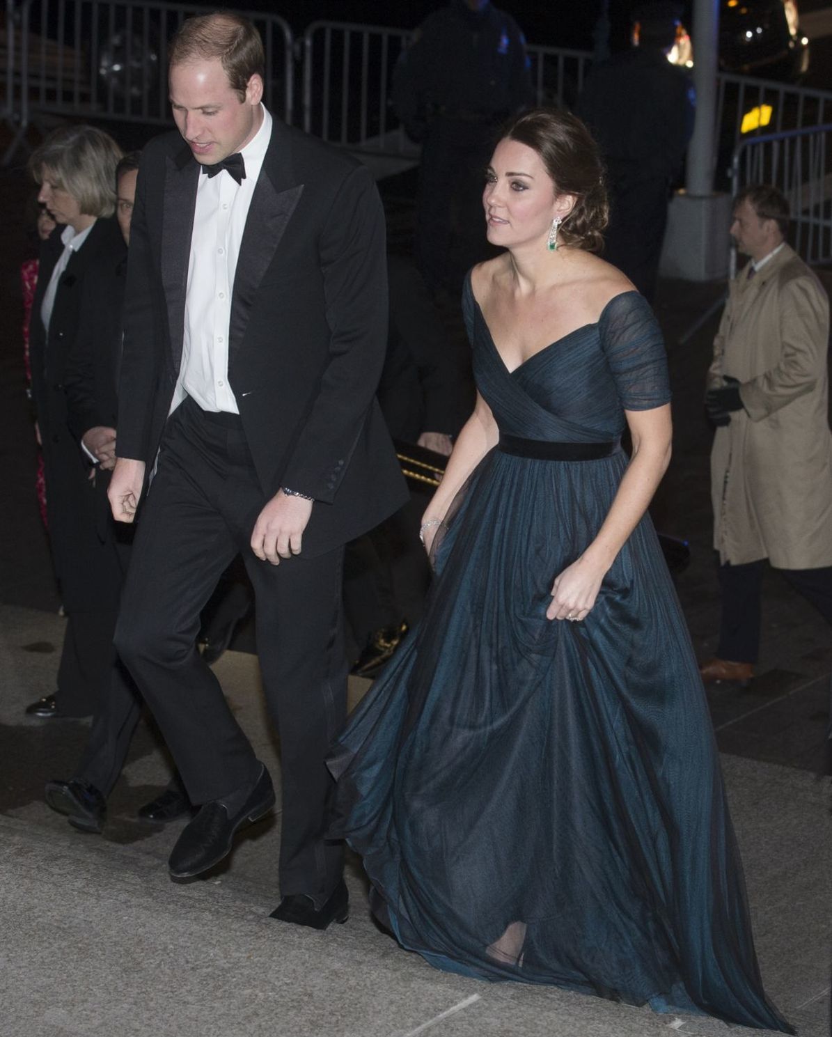 Britský princ William a jeho manželka Catherine...