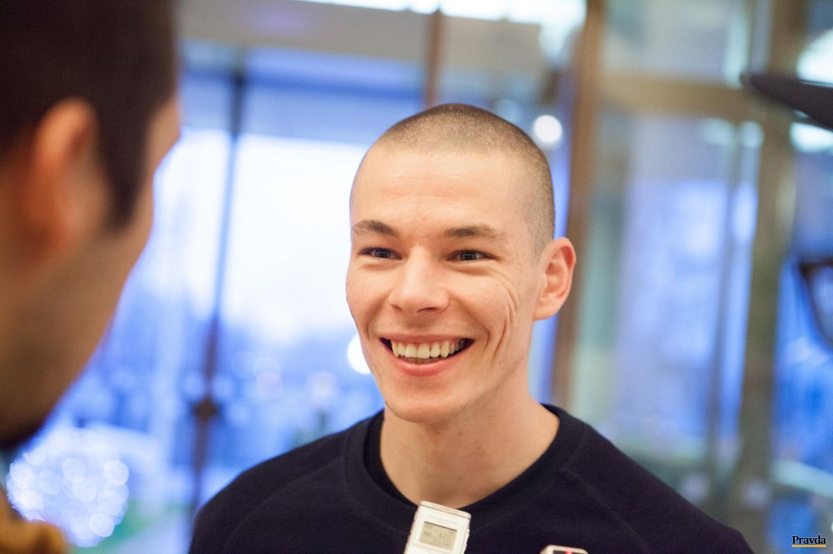 Marek Ďaloga na reprezentačnom zraze.