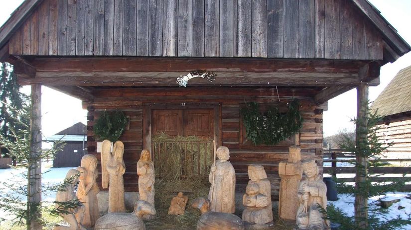 Drevený betlehem z Liptova