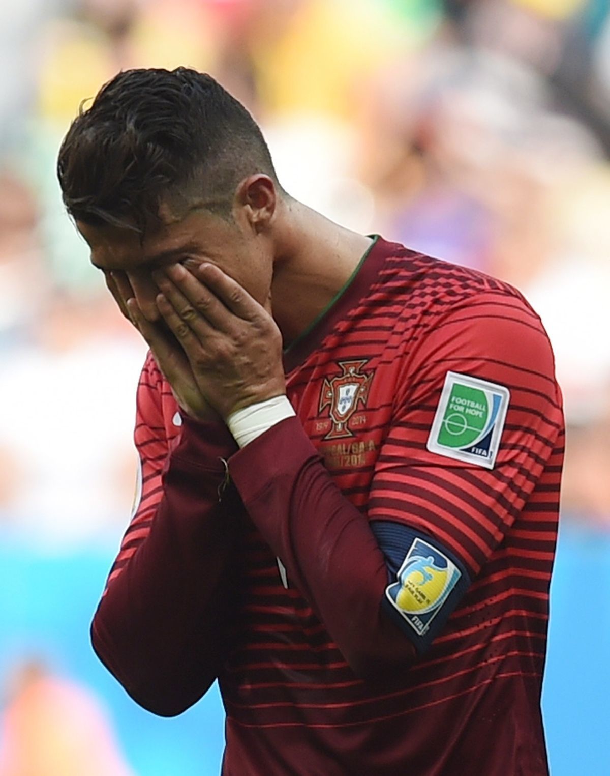 Slzavá frustrácia Cristiana Ronalda....