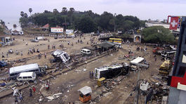 Pohľad na autobusovú stanicu z 28. decembra...