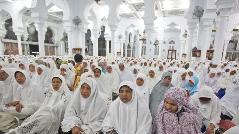 Indonézia, cunami, mešita