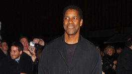 Rok 2006: Denzel Washington na filmovej premiére.