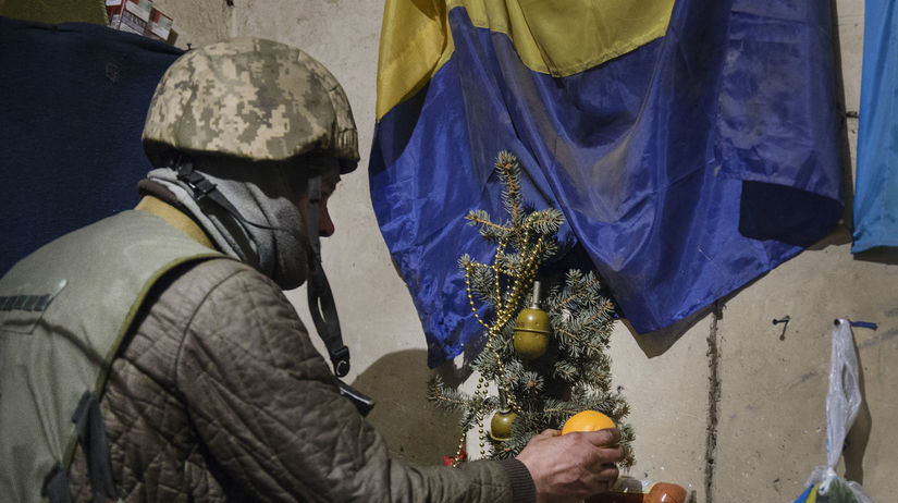 Ukrajina, vojak, armáda, Vianoce