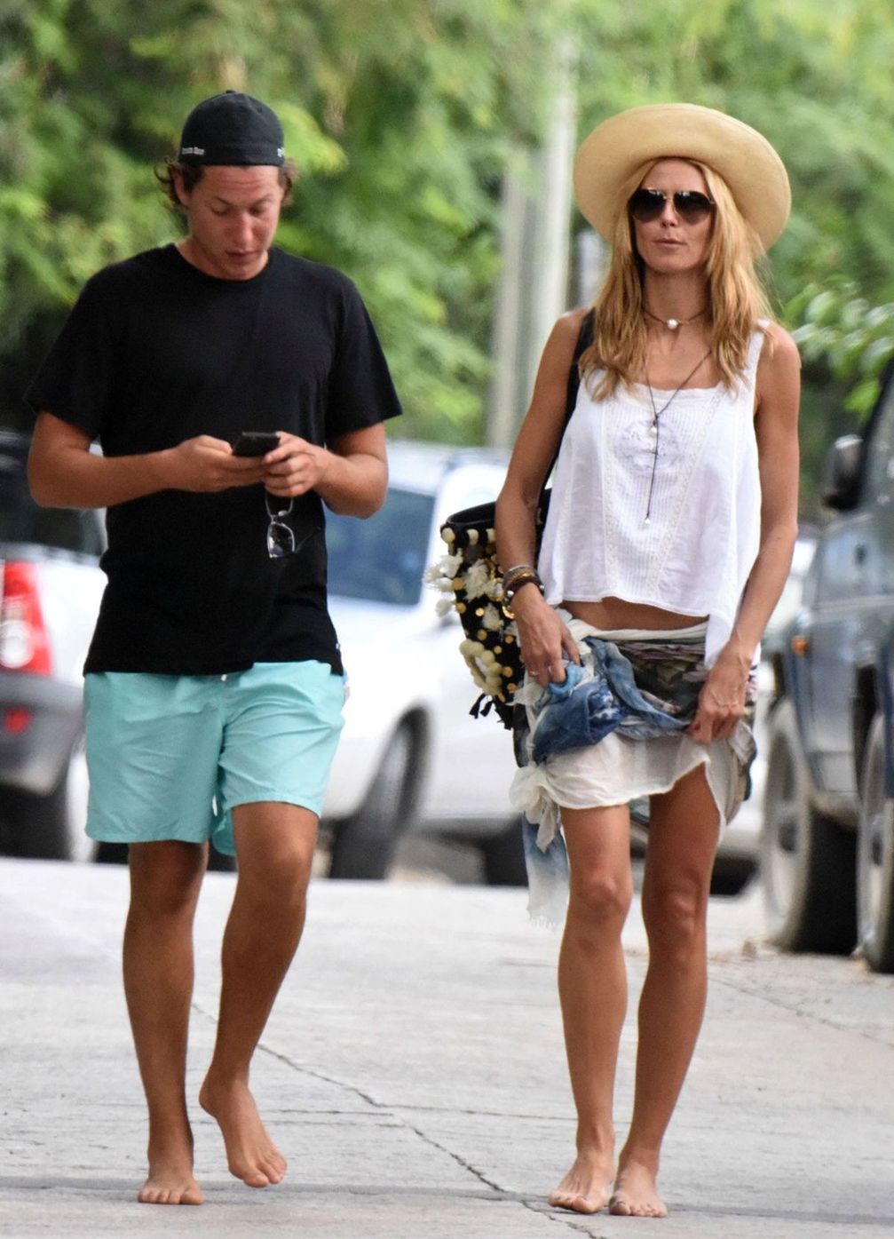 Heidi Klum a Vito Schnabel na prechádzke po...