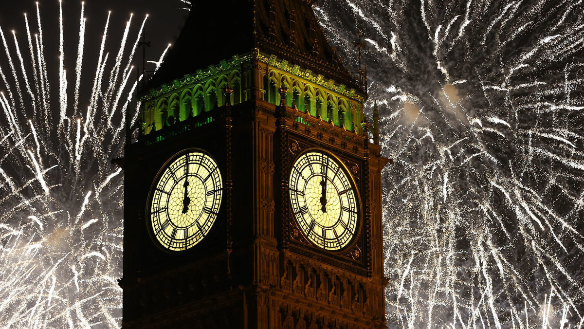 Británia, Big Ben, Nový rok