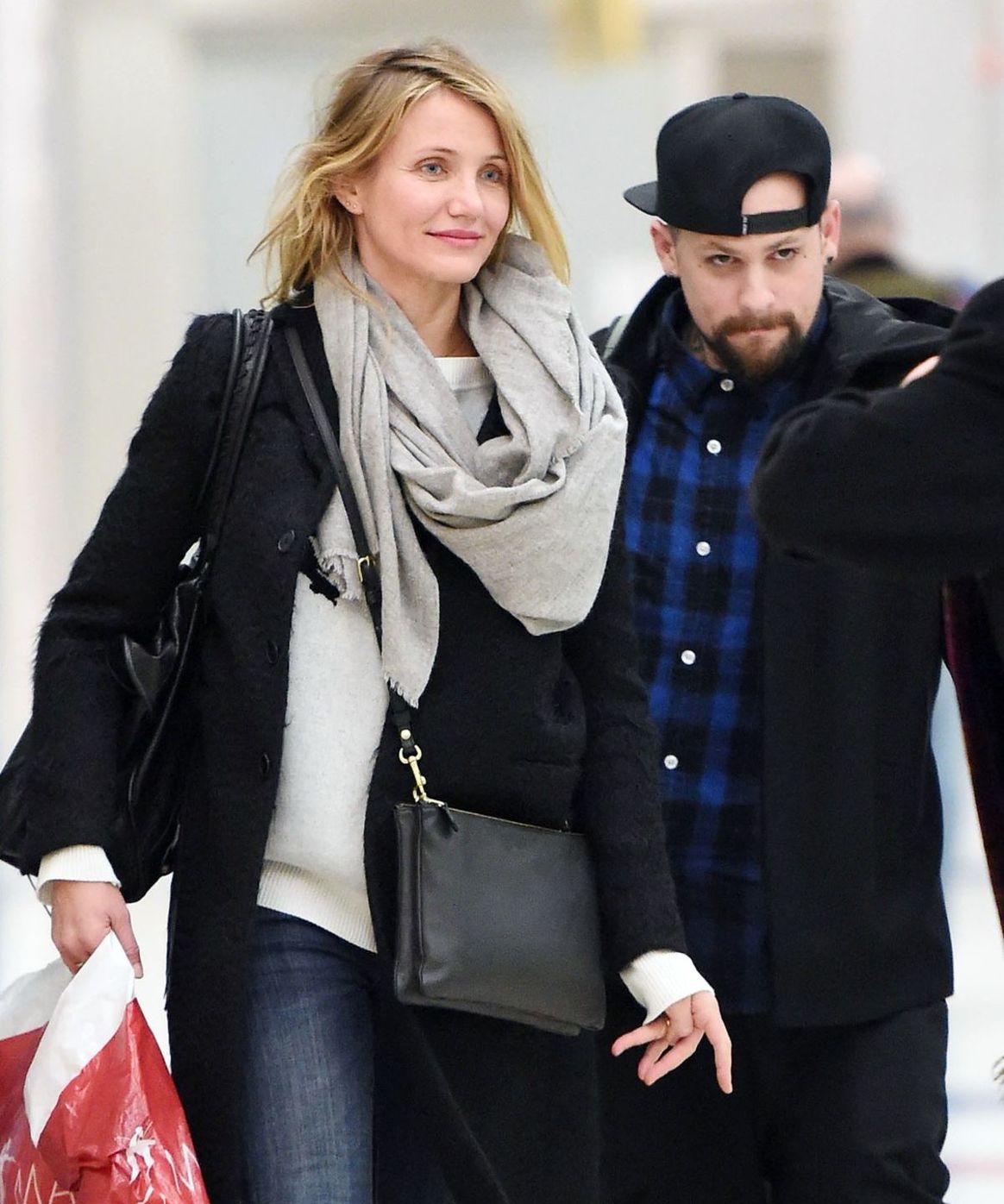 Herečka Cameron Diaz a hudobník Benji Madden...