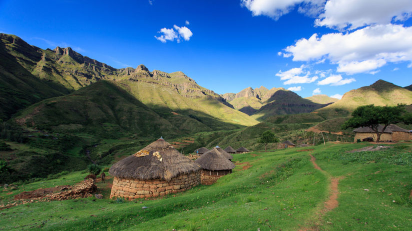 Lesotho, Južná Afrika, dom,