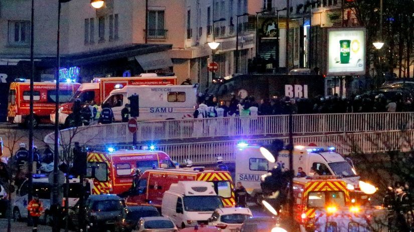Paríž, teror, rukojemníci, polícia, supermarket