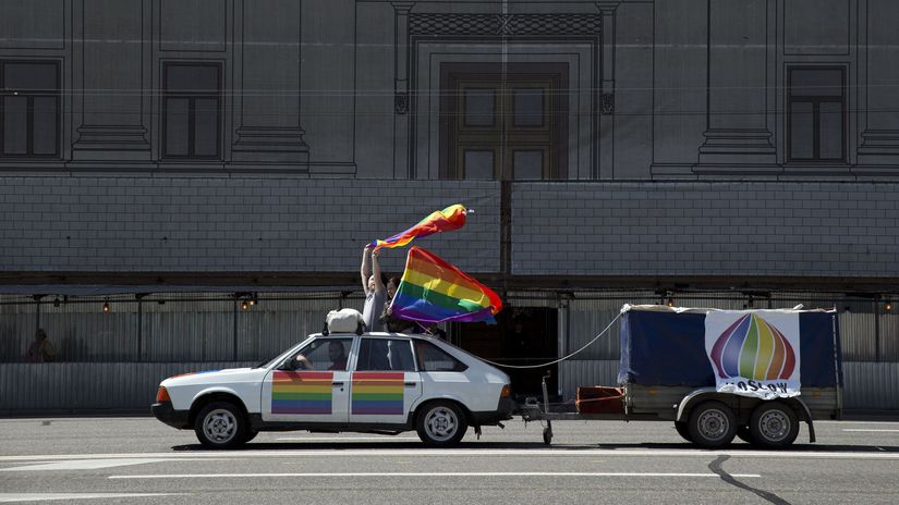 Rusko, LGBTI, šoférovanie