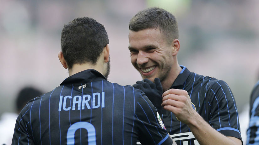 Mauro Icardi, Lukas Podolski, Inter Miláno