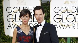 Benedict Cumberbatch a jeho snúbenica - herečka a režisérka Sophie Hunter