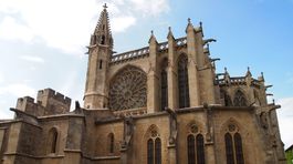 Carcassonská katedrála, Francúzsko,