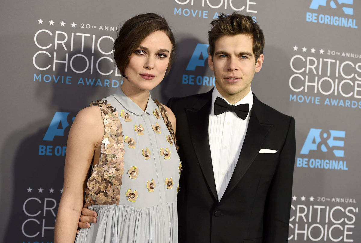 Herečka Keira Knightley s manželom Jamesom...