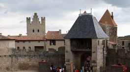 hrad, Carcassonne, obrana, antika,