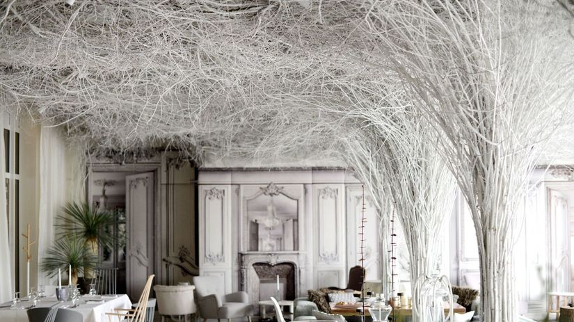 Interiér jednej pražskej reštaurácie s...