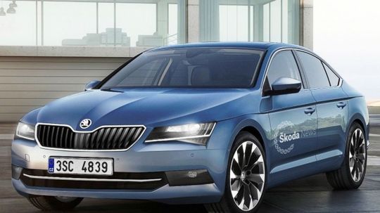 Škoda Superb - 2015 ilustrácia