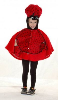 Kostým lienky je vhodný najmä pre menšie deti.