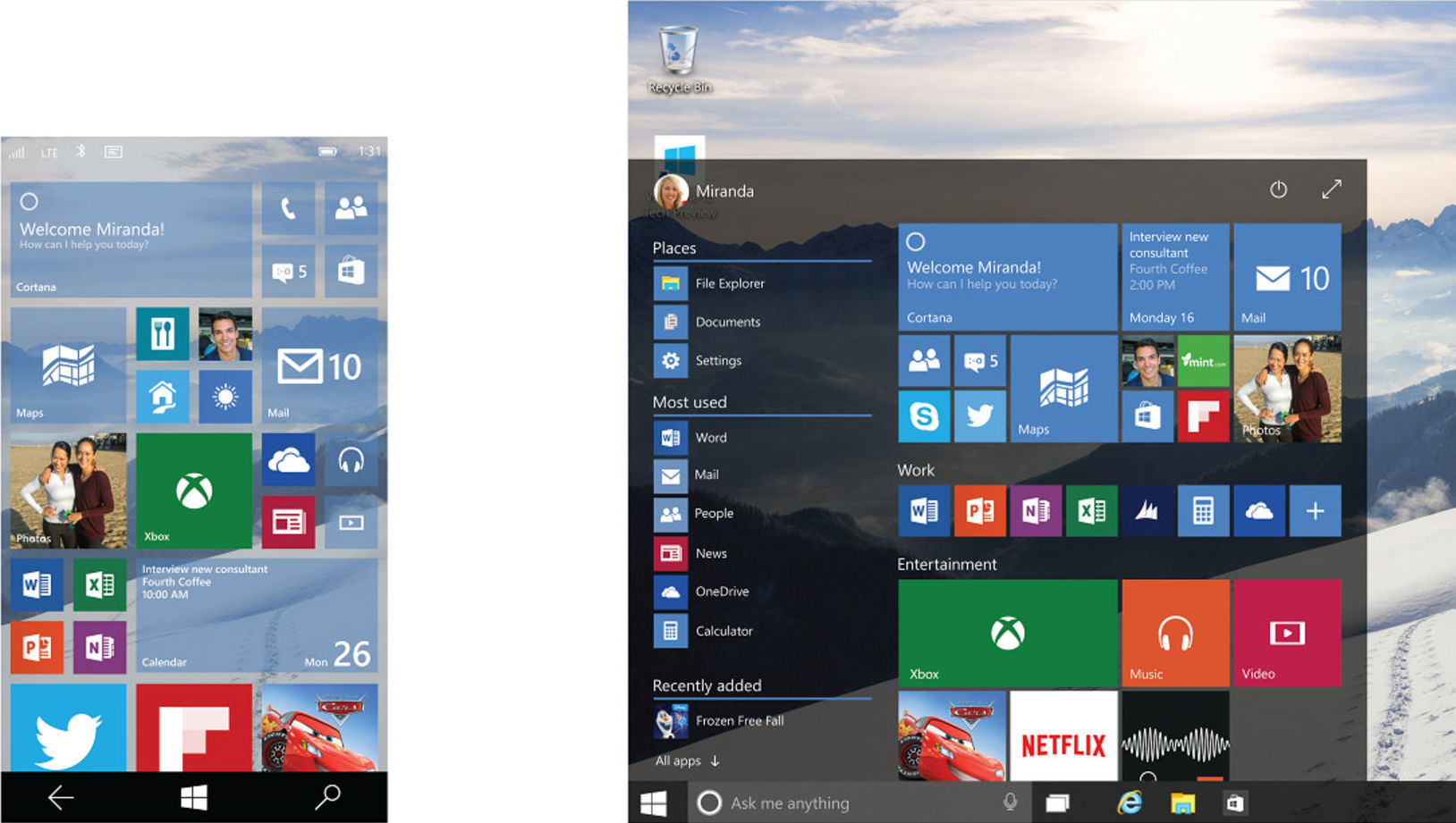 Do Windowsu 10 sa vráti aj štandardná ponuka...