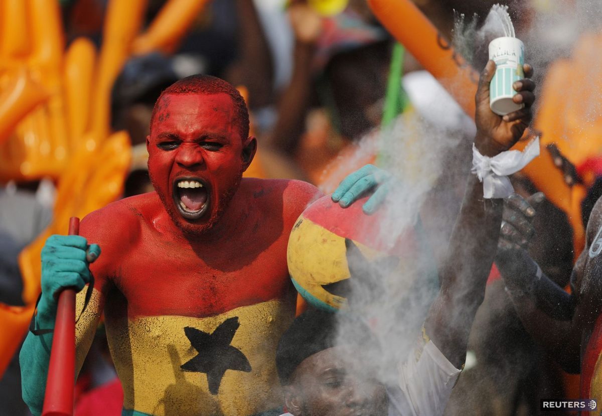 futbal, fanúšik, Ghana