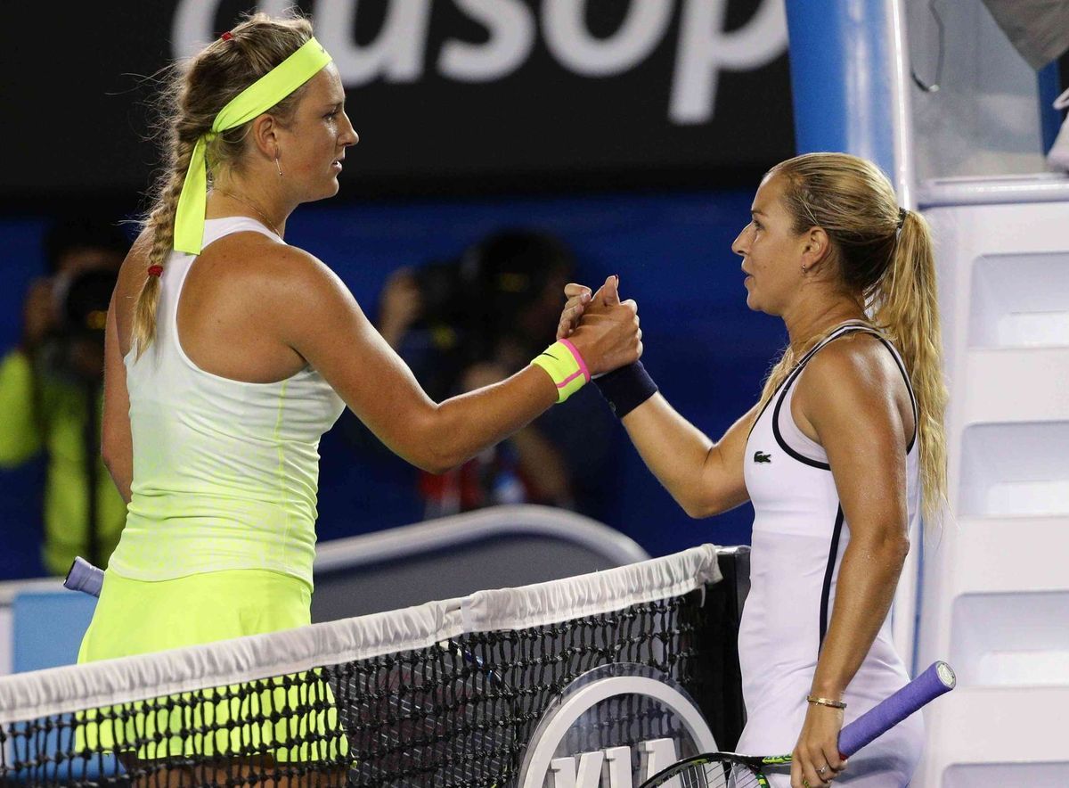 Viktoria Azarenková prehru znášala ťažko.