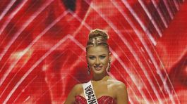 Miss Ukrajina Diana Harkusha skončila na treťom mieste. 