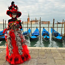 Benátky, karneval, maska,