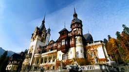 hrad, Peleš, Rumunsko,