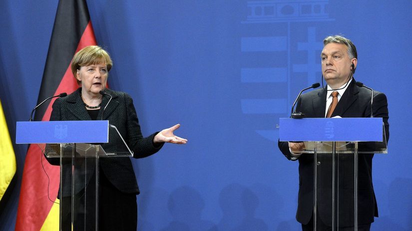 Merkelová, Orbán