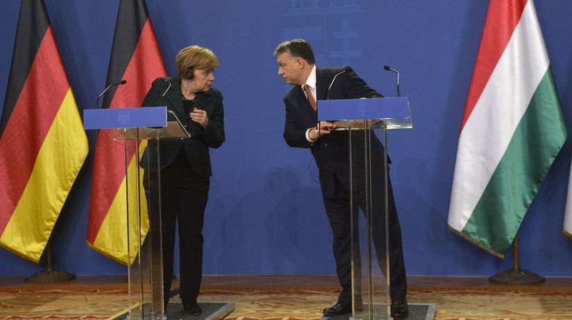 Angela Merkelová, Viktor Orbán